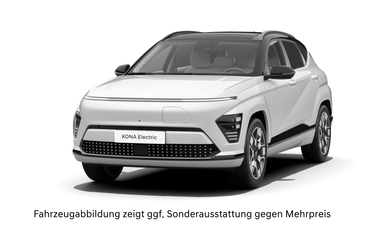 grauner KONA Elektro auf weßem Hintergrund