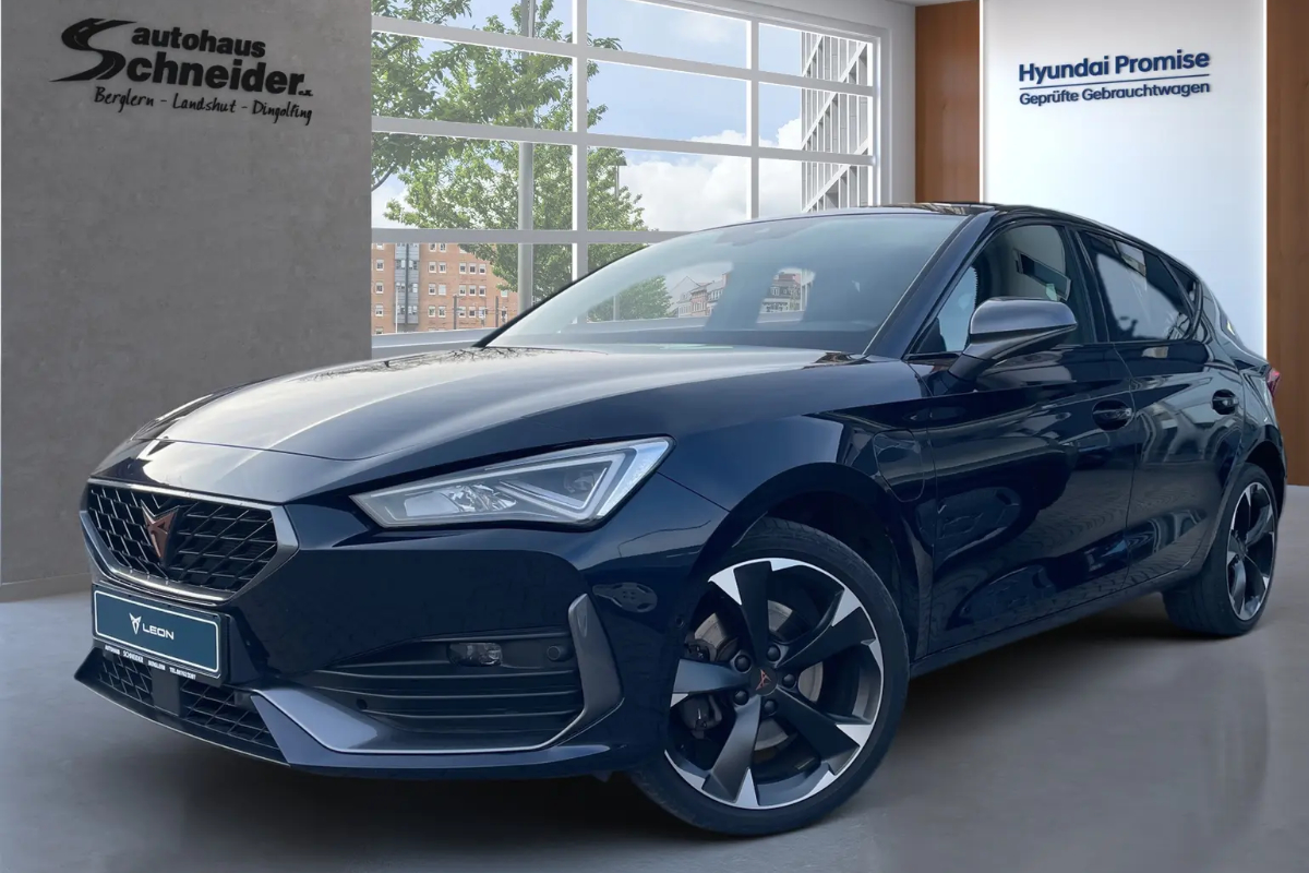 Cupra Leo, Farbe Asphaltblau