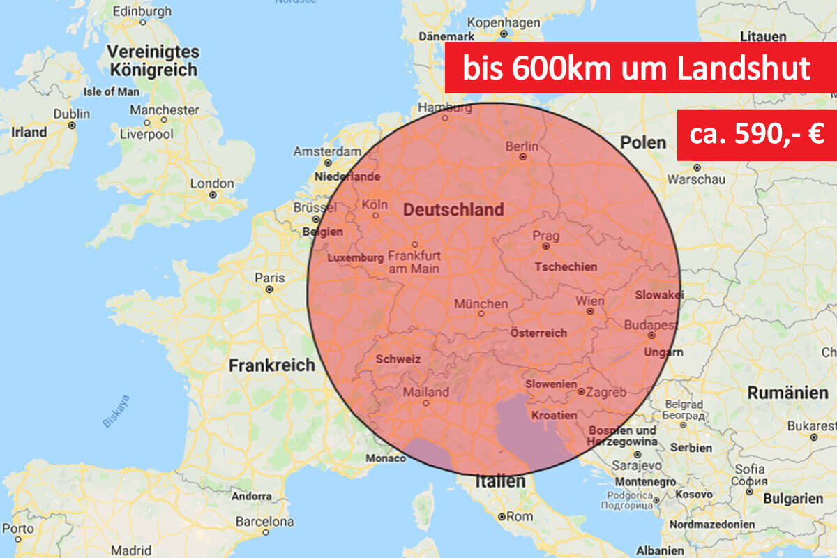 Fahrzeuglieferung Autohaus Schneider e. K. 600km