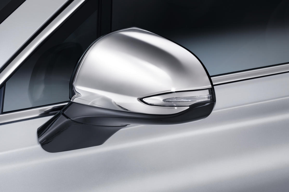 Hyundai Spiegelabdeckung Edelstahl