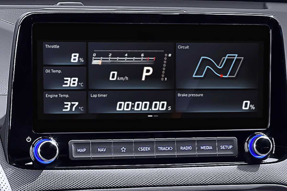 Hyundai KONA N Touchscreen
