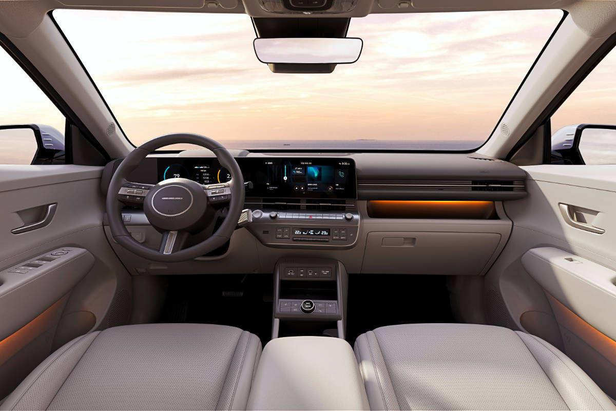 Hyundai KONA digitales Cockpit 2023